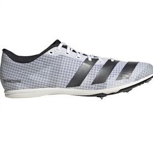 Adidas | Men’s White and Black DistanceStar Track Spiked Running Shoes | 6